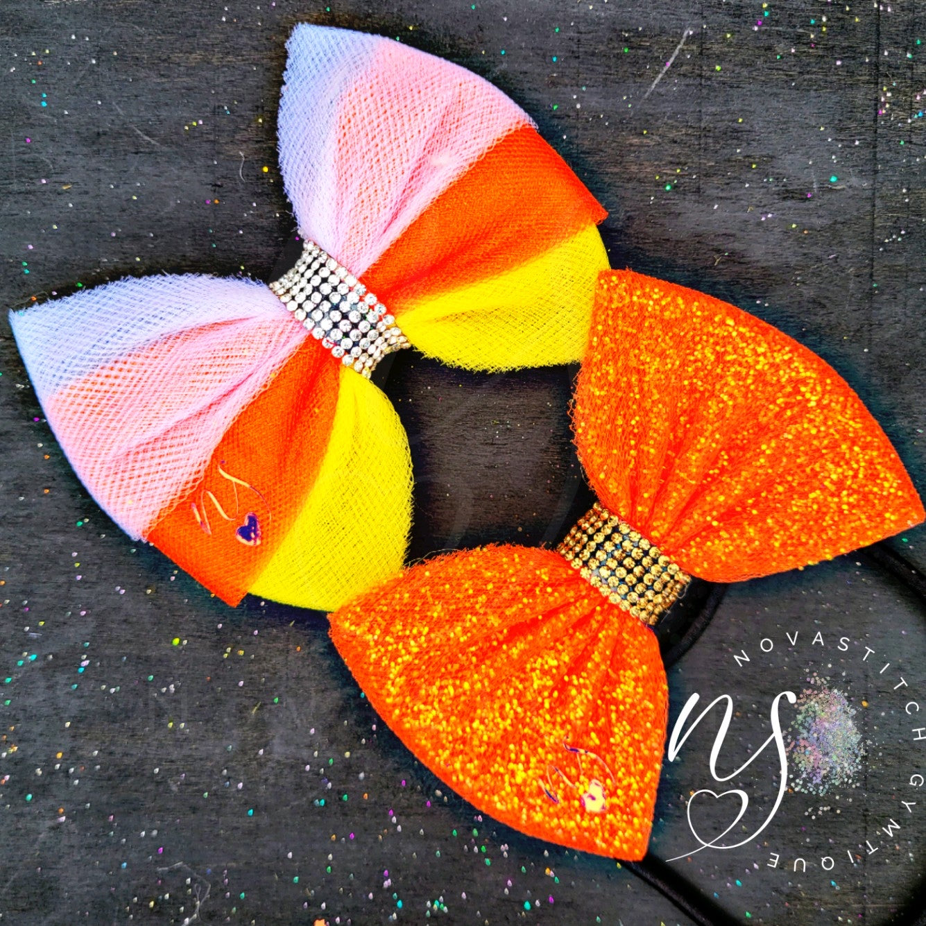 Candy Corn Bow🍬