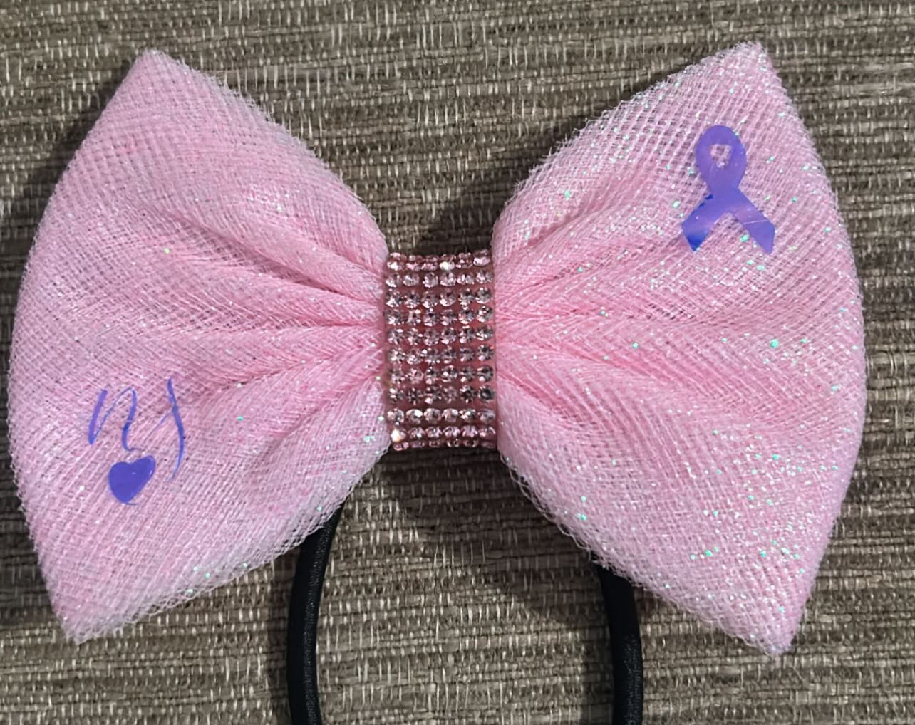 Baby Pink Breast Cancer Awareness Month Bow! 🎀