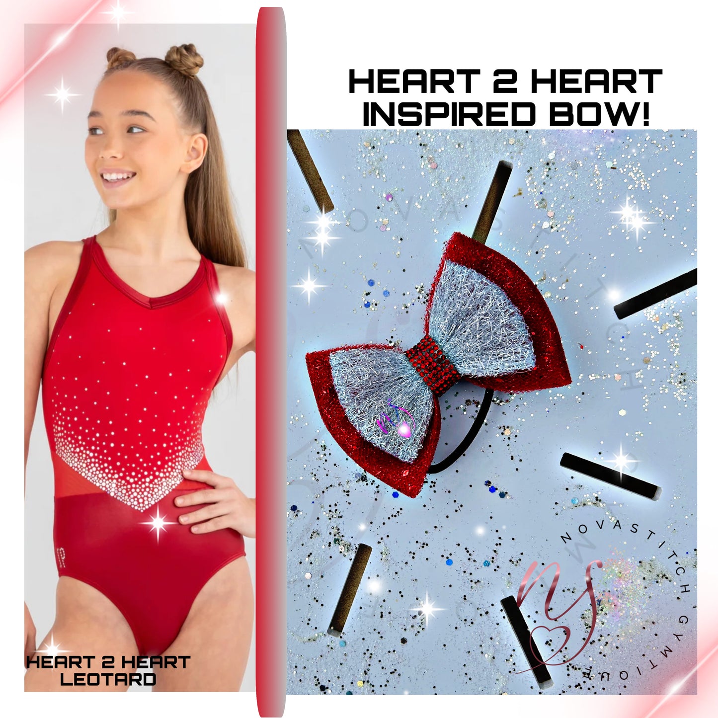 HEART 2 HEART INSPIRED BOW! ❤️