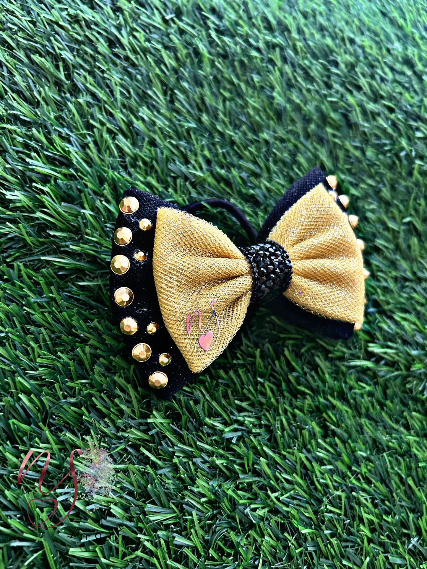 Gold Rhinestone Bow ππ