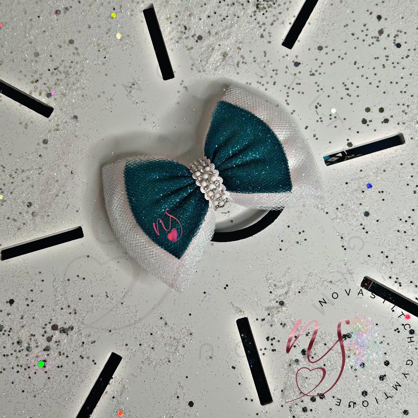 Pure Peacock Double Bow