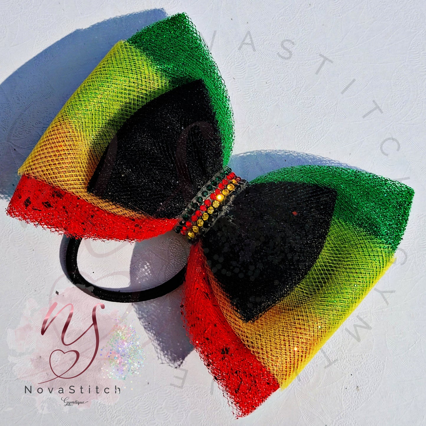 Juneteenth Double Doozie Bow