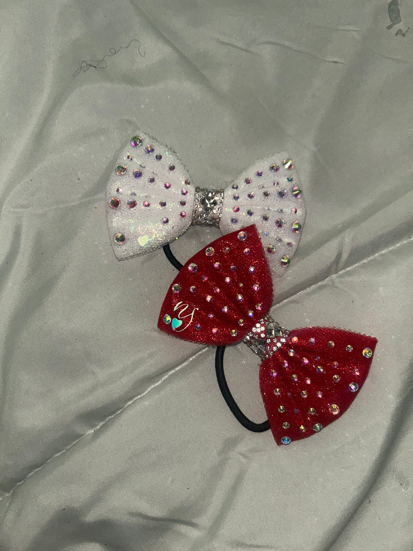 Red blinged bow