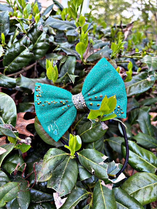 Sparkle Green Bow! 💚✨