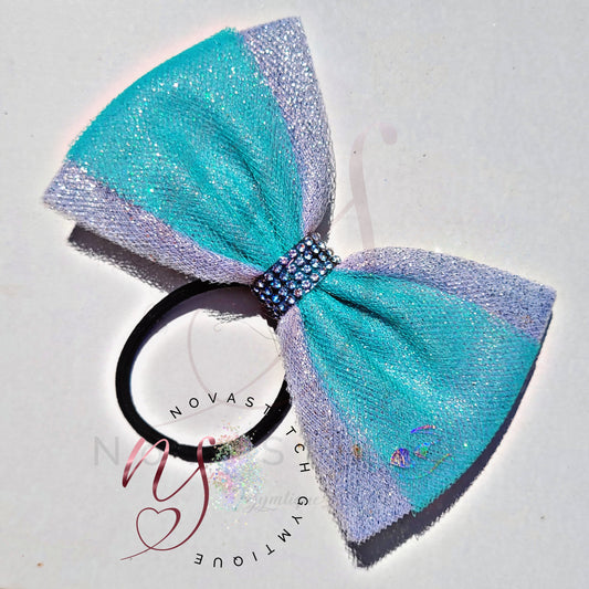 Artic Shimmer/Silver Dust Double Doozie Bow