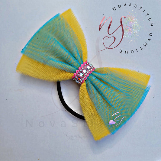 Ocean/Creamsicle Double Doozie Bow