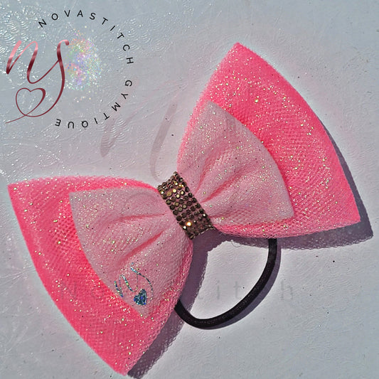 Poppin Pink & Pink Princess BQBC Inspired Double Bow