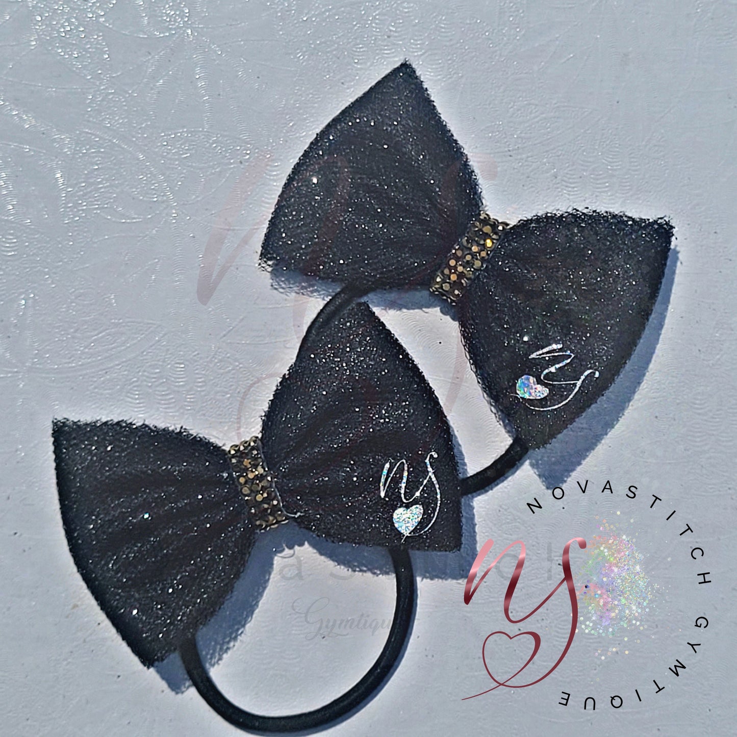 Galaxy Black Mini Bows