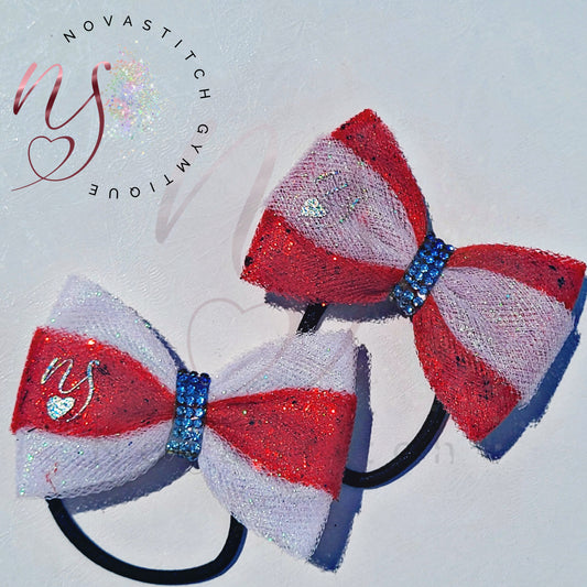 Mini Red Double Doozie Bows